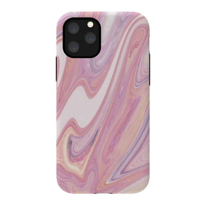 iPhone 11 Pro StrongFit Pink marble by Rose Halsey