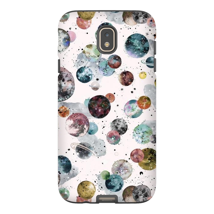 Galaxy J7 StrongFit Cosmic Planets and Constellations Multicolored by Ninola Design