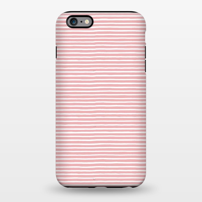 iPhone 6/6s plus StrongFit Pink Gum Lines and Stripes by Ninola Design