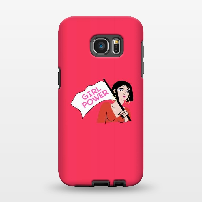 Galaxy S7 EDGE StrongFit Girl power  by Winston