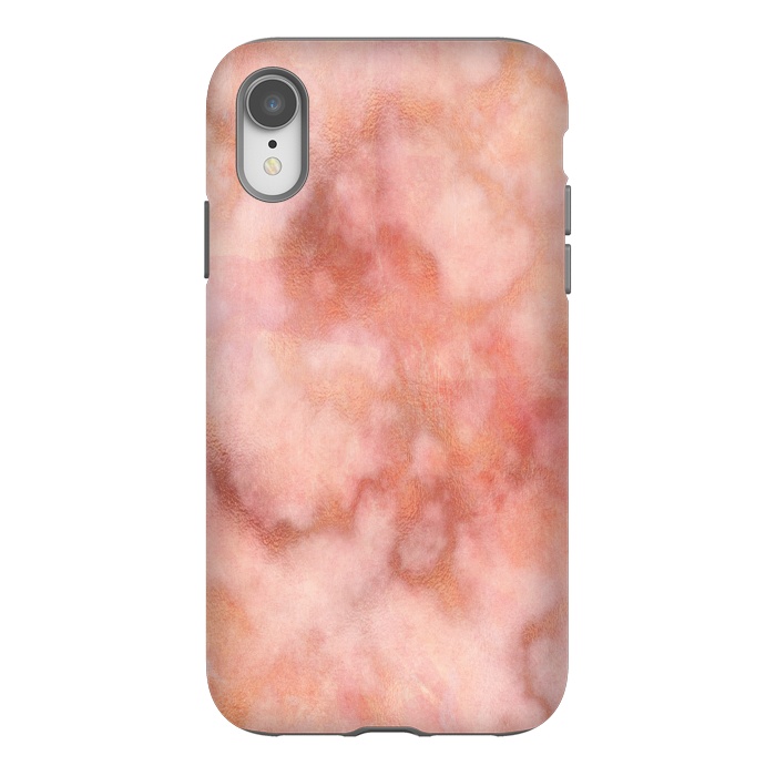 iPhone Xr StrongFit Elegant rose gold marble by Martina