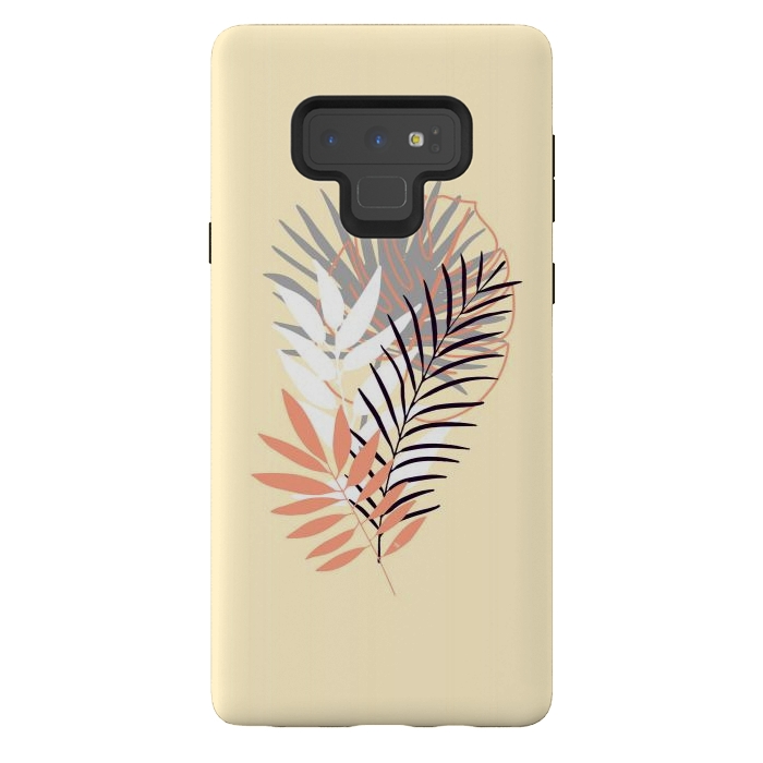 Galaxy Note 9 StrongFit Yellow leaves by Martina