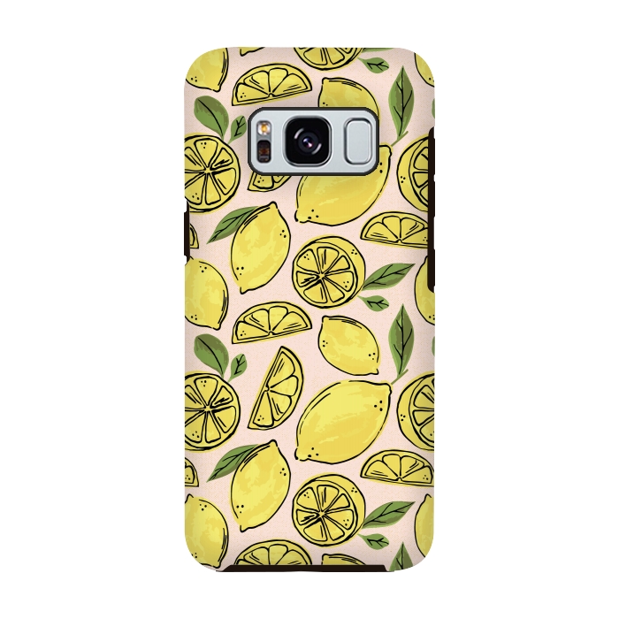 Galaxy S8 StrongFit Lemons by Melissa Lee