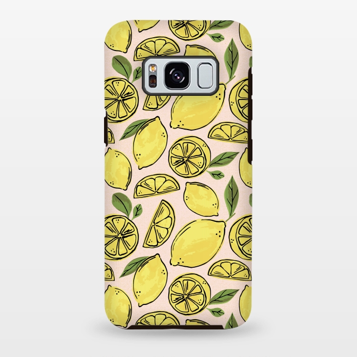 Galaxy S8 plus StrongFit Lemons by Melissa Lee