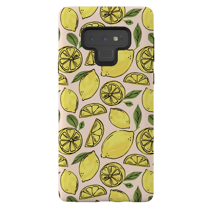 Galaxy Note 9 StrongFit Lemons by Melissa Lee