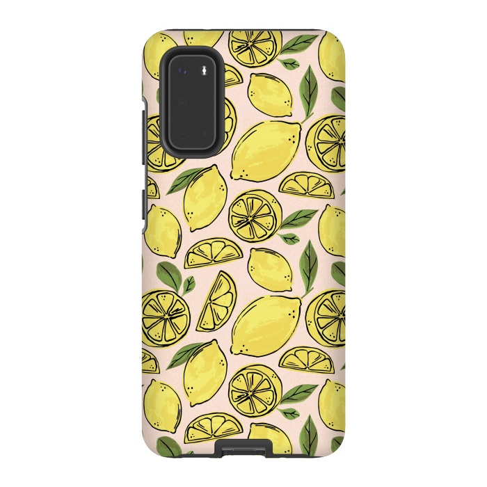 Galaxy S20 StrongFit Lemons by Melissa Lee