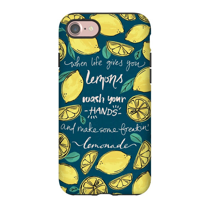 iPhone 7 StrongFit Wash Your Hands & Make Lemonade by Melissa Lee