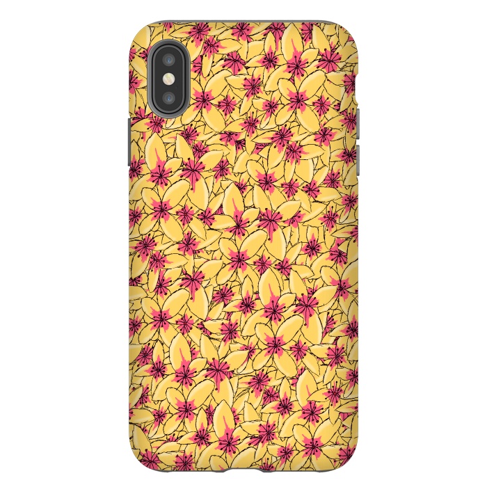 iPhone Xs Max StrongFit Yellow blossom by Steve Wade (Swade)