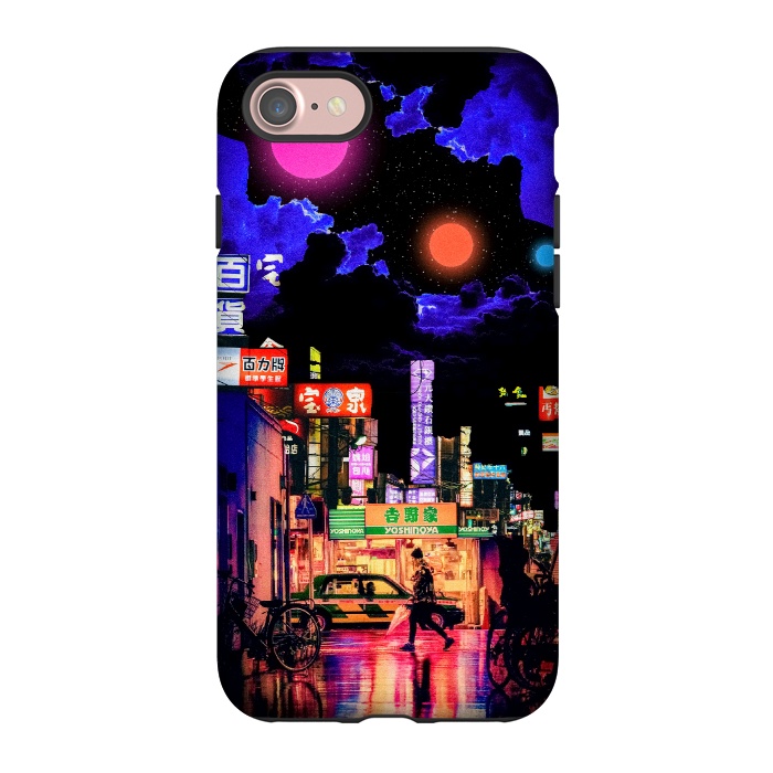 iPhone 7 StrongFit Neon streets by Steve Wade (Swade)