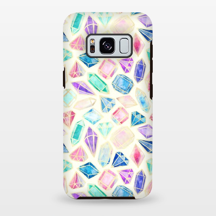 Galaxy S8 plus StrongFit Watercolour Gems Intense by Tangerine-Tane