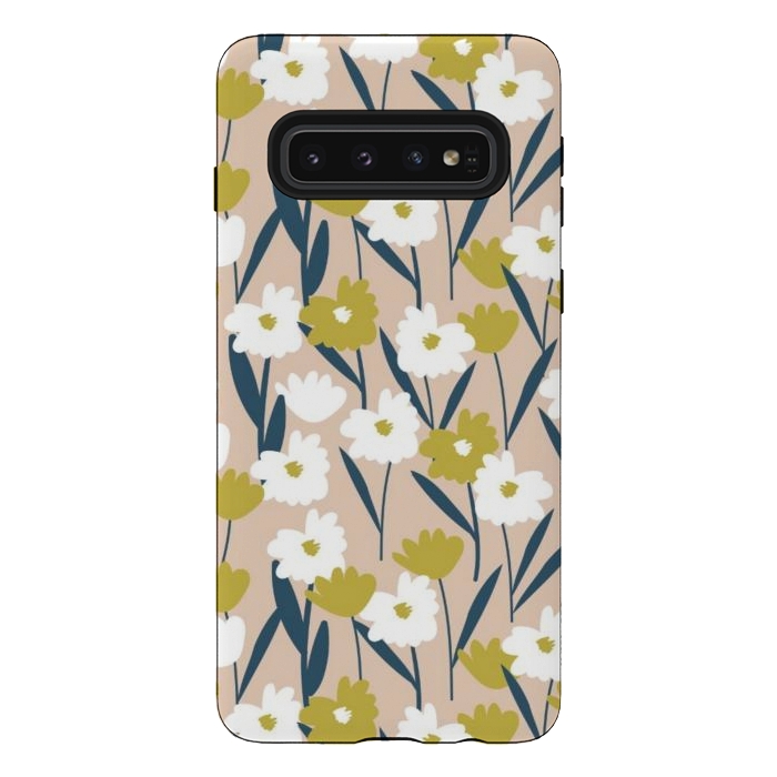 Galaxy S10 StrongFit Delicated flowers  by Winston
