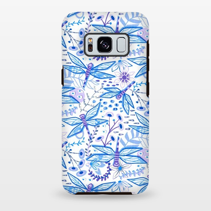 Galaxy S8 plus StrongFit Dragonfly Blues  by Tigatiga