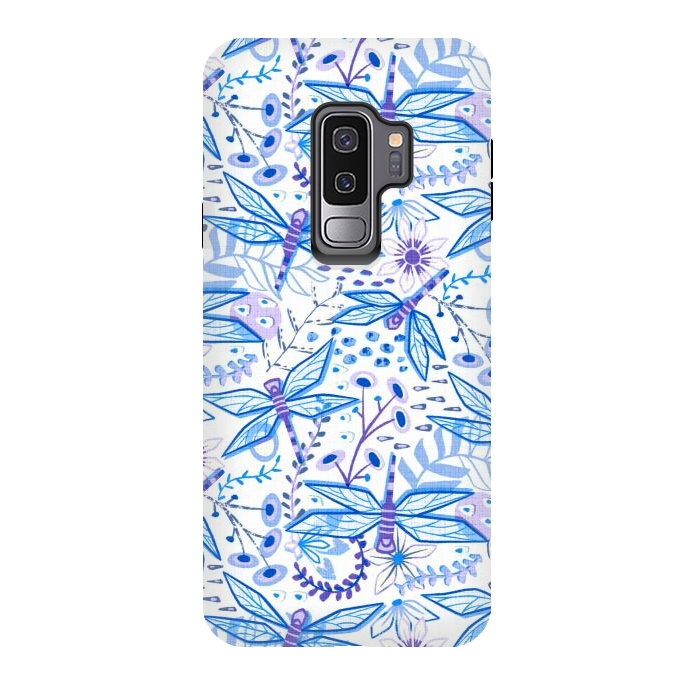 Galaxy S9 plus StrongFit Dragonfly Blues  by Tigatiga