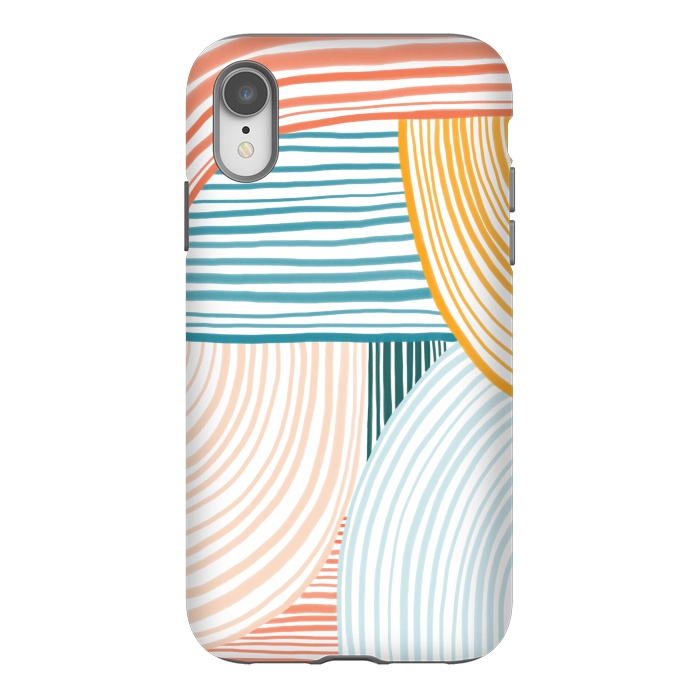 iPhone Xr StrongFit Rainbow Layers by Kimberly Senn | Senn & Sons