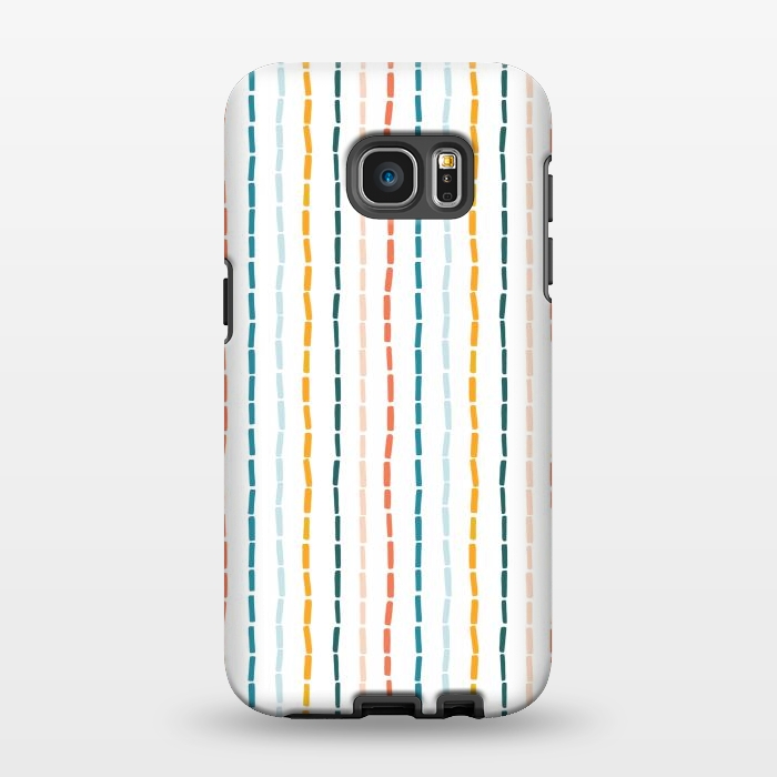 Galaxy S7 EDGE StrongFit Stitches by Kimberly Senn | Senn & Sons
