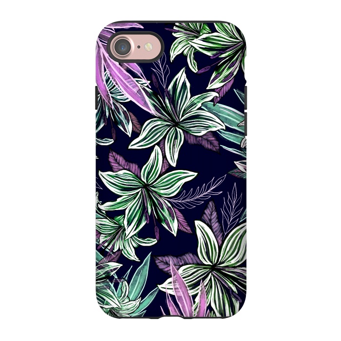 iPhone 7 StrongFit Floral Lilly  by Rose Halsey