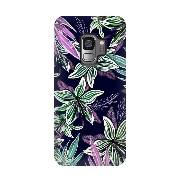 Galaxy S9 StrongFit Floral Lilly  by Rose Halsey