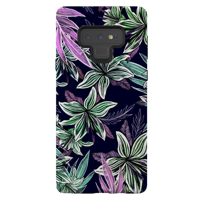 Galaxy Note 9 StrongFit Floral Lilly  by Rose Halsey