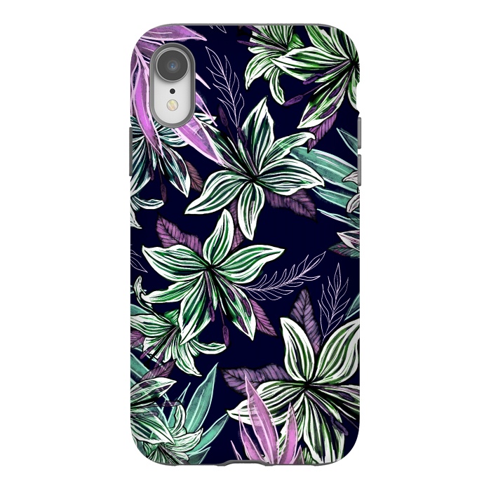 iPhone Xr StrongFit Floral Lilly  by Rose Halsey