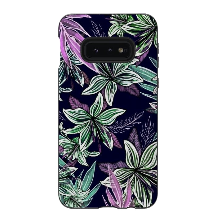 Galaxy S10e StrongFit Floral Lilly  by Rose Halsey