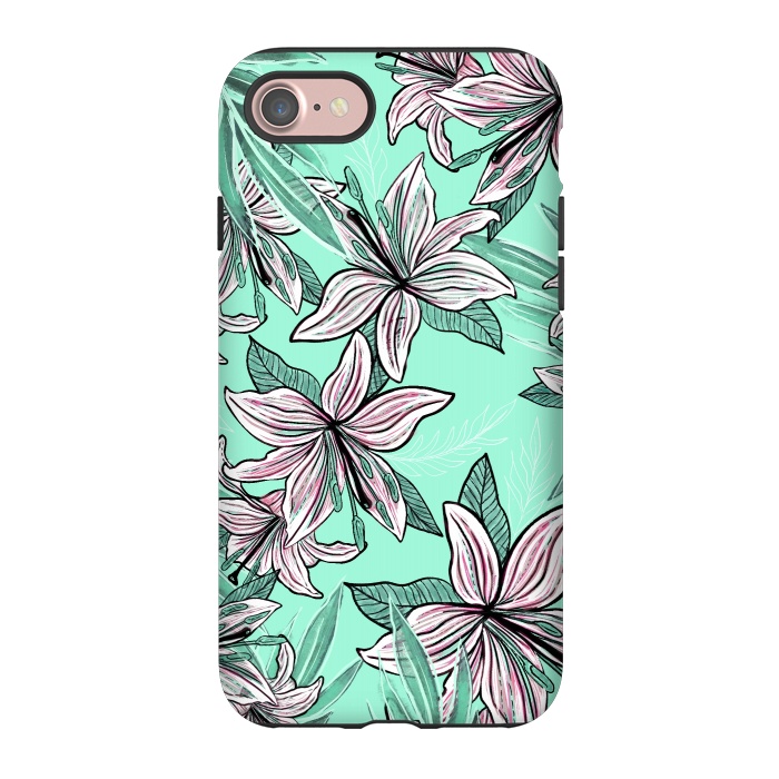 iPhone 7 StrongFit Dancing Lilly  by Rose Halsey