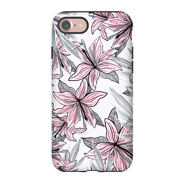 iPhone 7 StrongFit Beautiful Lilly by Rose Halsey