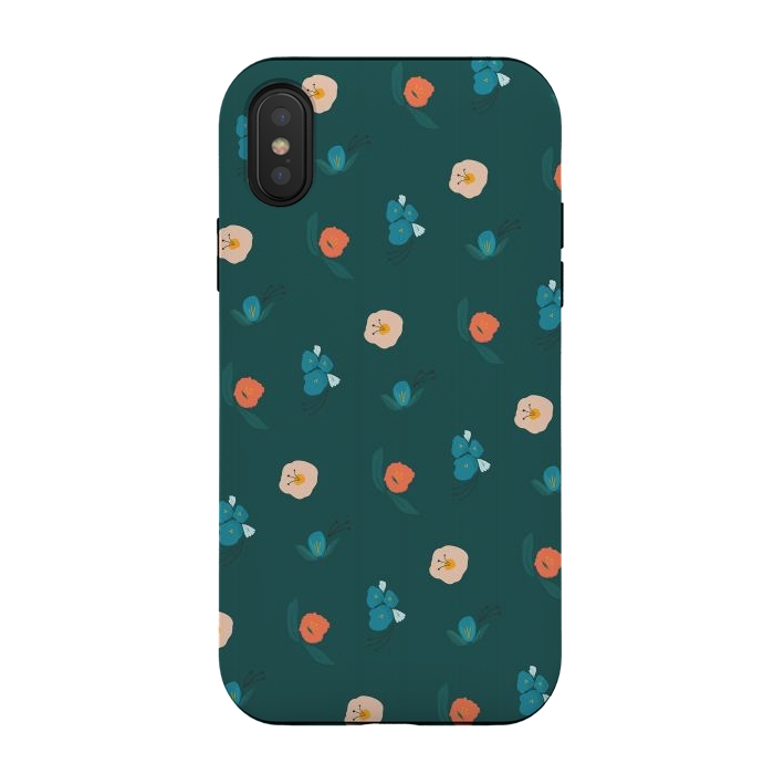 iPhone Xs / X StrongFit Forest Flowers by Kimberly Senn | Senn & Sons