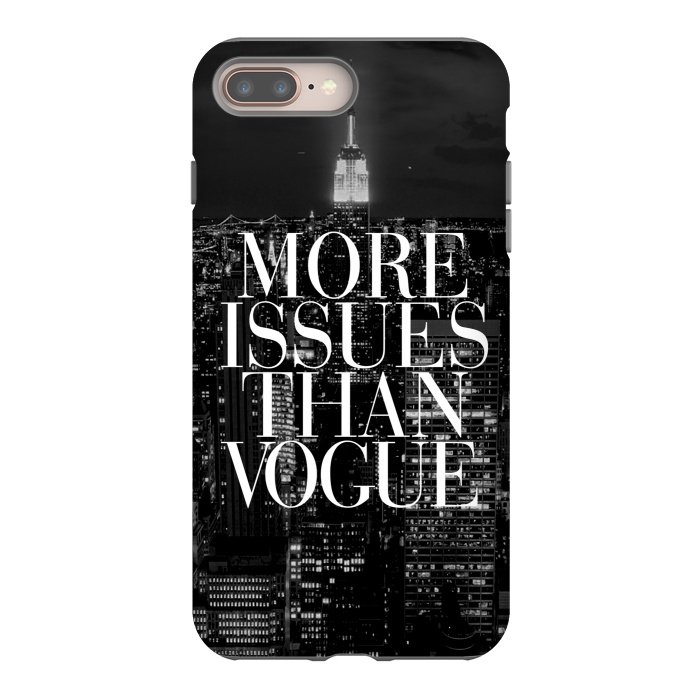 iPhone 8 plus StrongFit Siphone vogue issues nyc skyline by Rex lambo