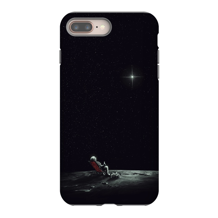 iPhone 8 plus StrongFit Space Chill by Nicebleed