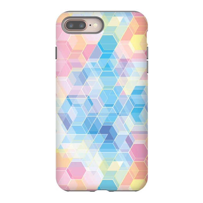 iPhone 8 plus StrongFit Hexagons by M.O.K.