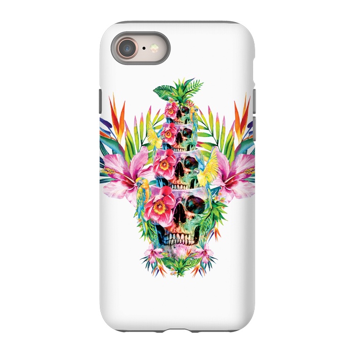 iPhone 8 StrongFit The Skull Tower by Riza Peker