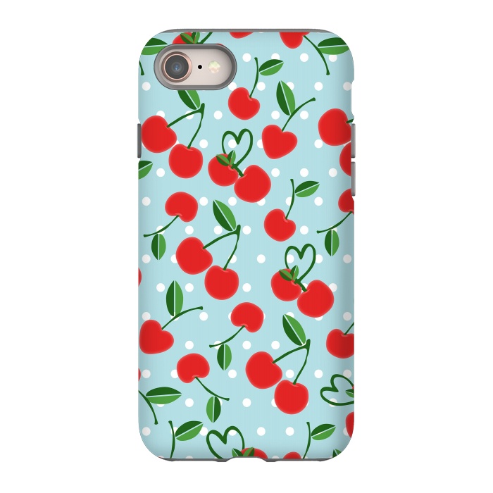 iPhone 8 StrongFit Cherries by Leska Hamaty