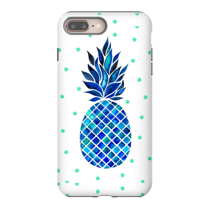 iPhone 8 plus StrongFit Maritime Pineapple by Amaya Brydon