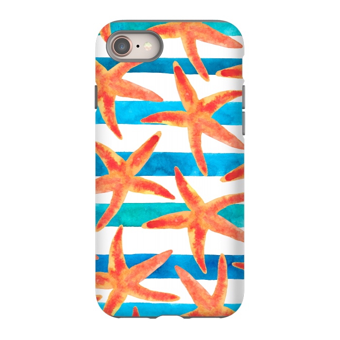 iPhone 8 StrongFit Starfish Tropics by Amaya Brydon