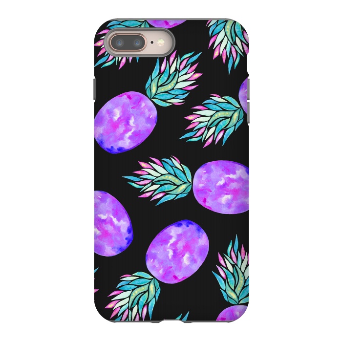 iPhone 8 plus StrongFit Pineapple a la mode by Amaya Brydon