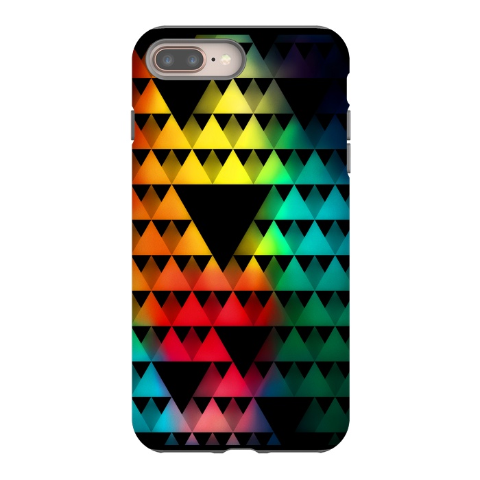 iPhone 8 plus StrongFit Triangular Pattern by Mitxel Gonzalez