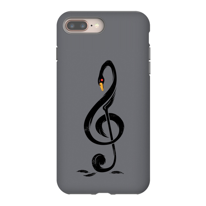 iPhone 8 plus StrongFit Black Swan's Melody by Steven Toang