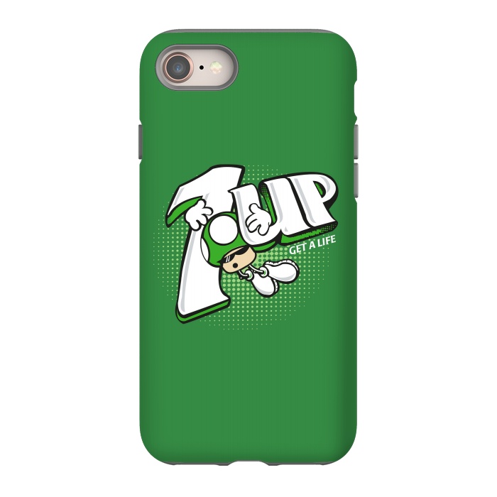 iPhone 8 StrongFit 1UP Get a Life by Samiel Art