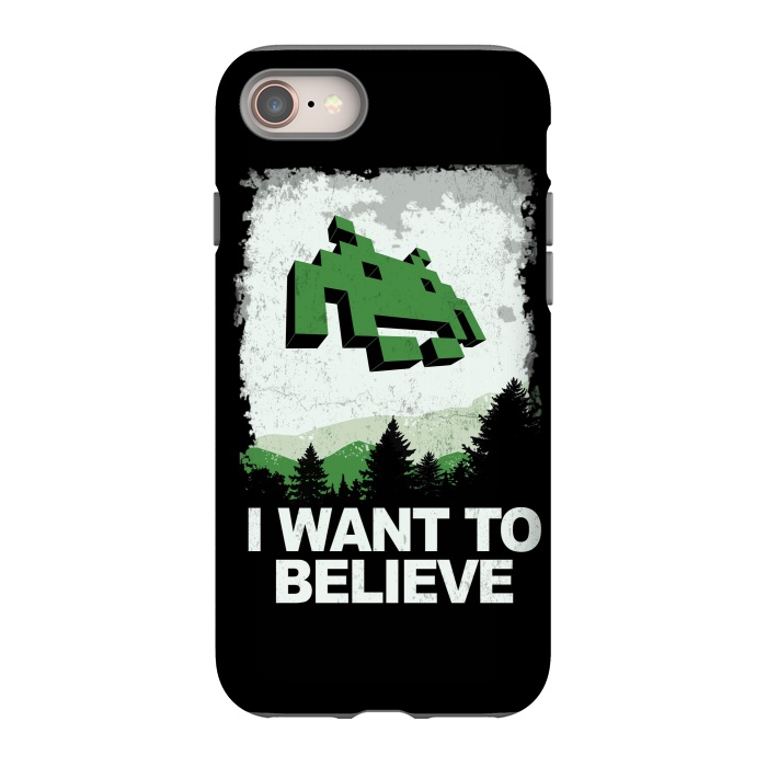 iPhone 8 StrongFit I WANT TO BELIEVE by SKULLPY