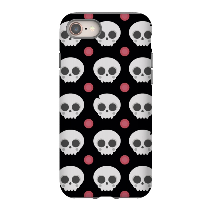 iPhone 8 StrongFit Skulls Pattern by Dellán
