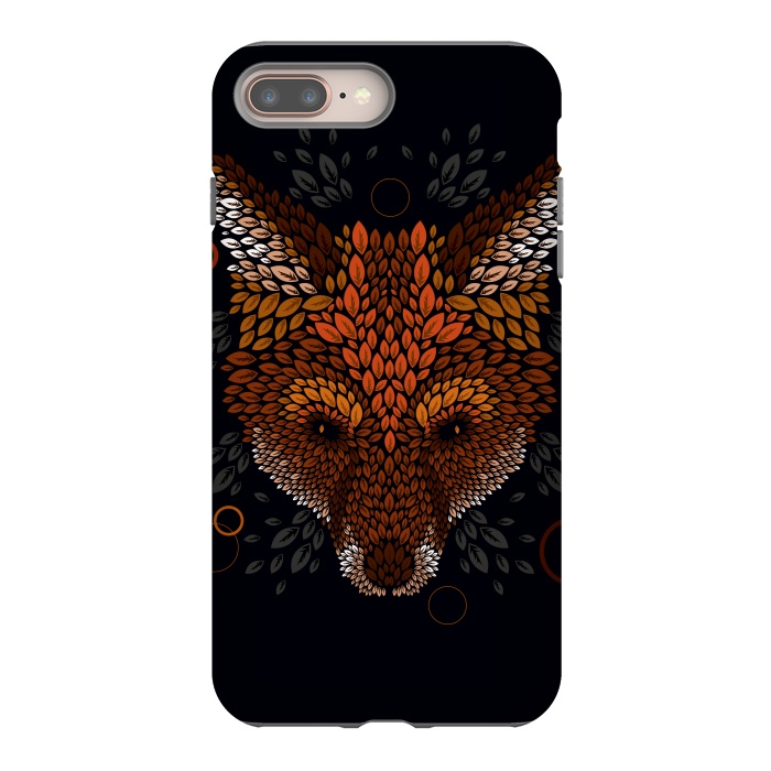 iPhone 8 plus StrongFit Fox Face by Q-Artwork