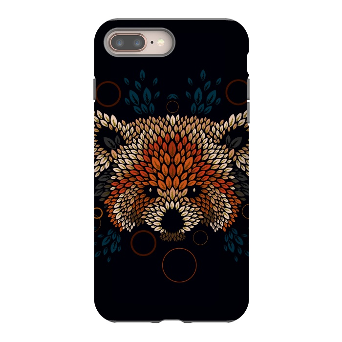 iPhone 8 plus StrongFit Red Panda Face by Q-Artwork