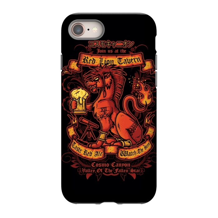 iPhone 8 StrongFit Red Lion Tavern by Q-Artwork