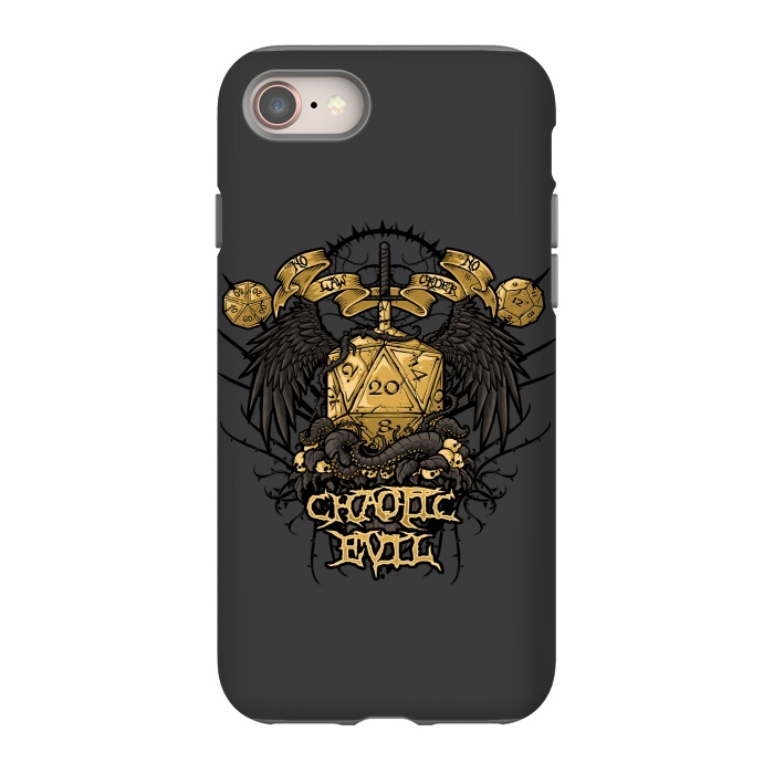 iPhone 8 StrongFit Chaotic Evil by Q-Artwork