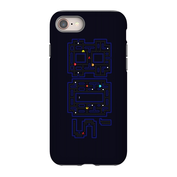 iPhone 8 StrongFit FEELING 80'S - PACMAN by SKULLPY