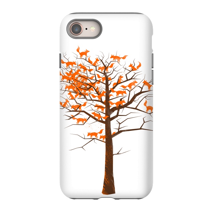 iPhone 8 StrongFit Blazing Fox Tree by 38 Sunsets