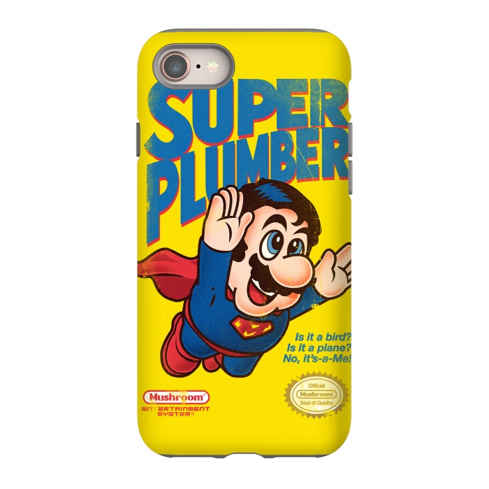 iPhone 8 StrongFit Super Plumber by Vó Maria