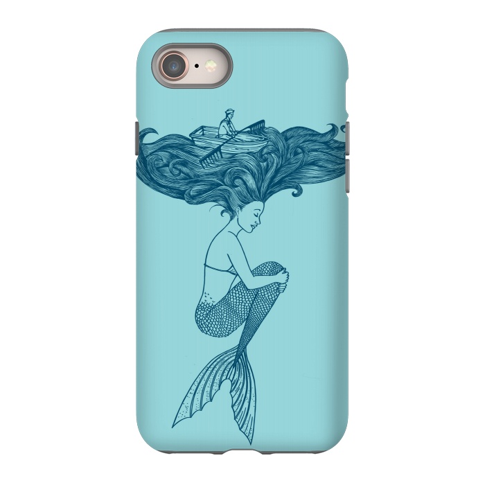 iPhone 8 StrongFit Mermaid by Coffee Man