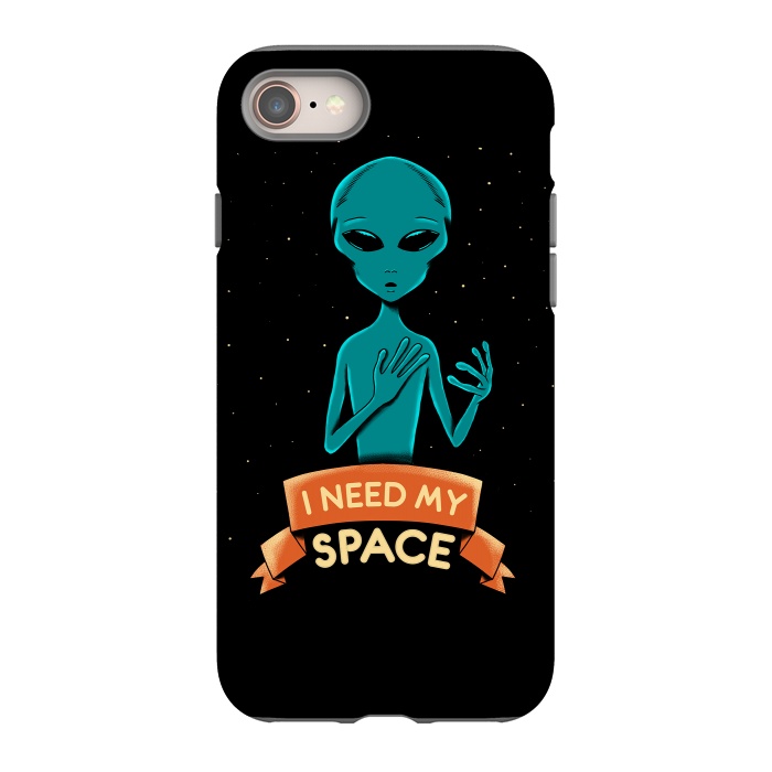 iPhone 8 StrongFit I need my space by Coffee Man