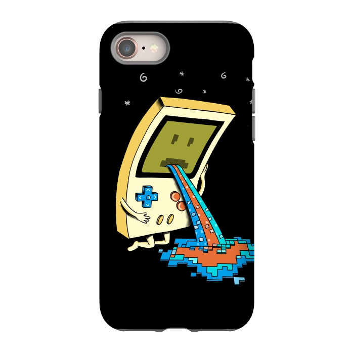 iPhone 8 StrongFit Vomit retro by Coffee Man